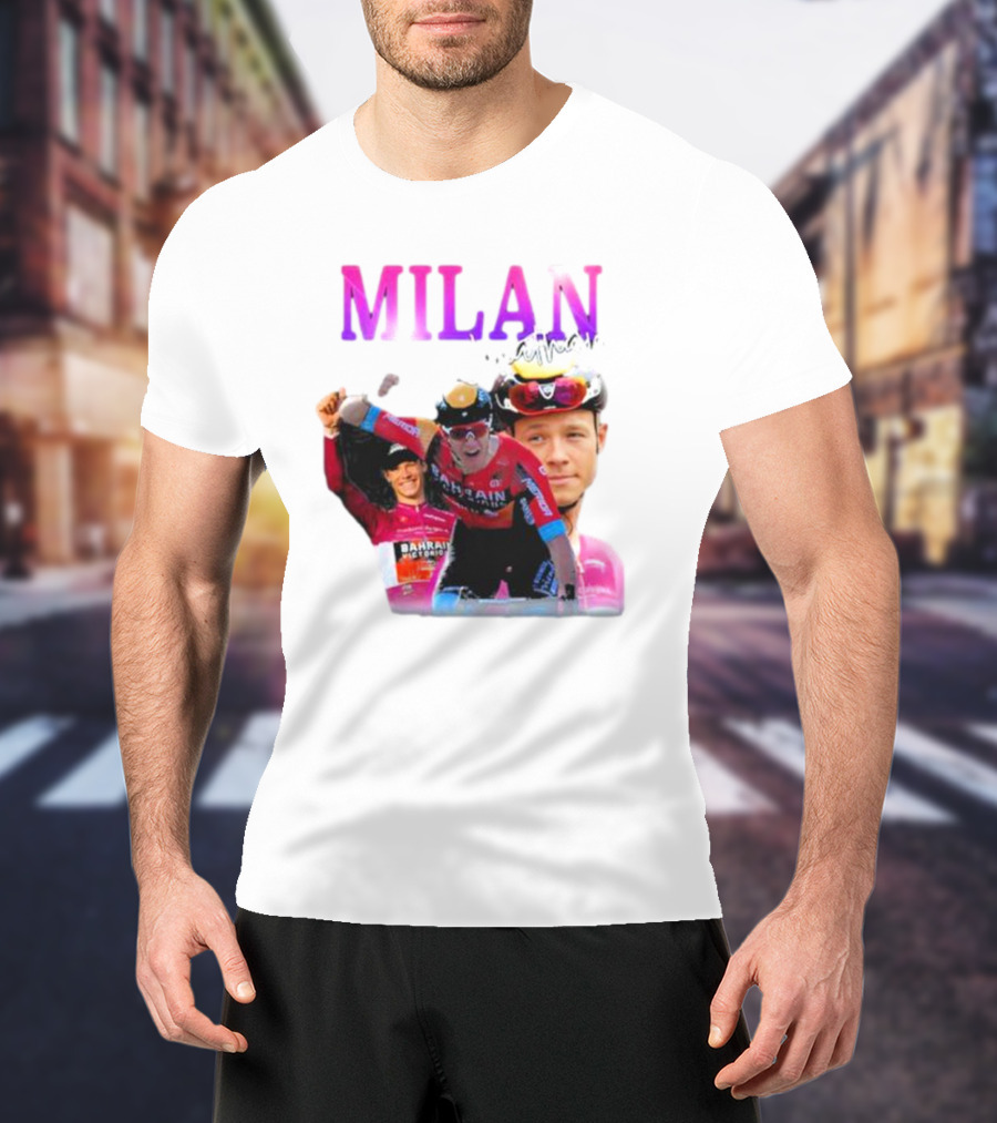 Milan Jonathan Bahrain Cycling Victory T-Shirt