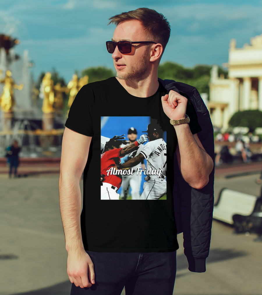 Almost Friday Baseball Knockout Action T-Shirt