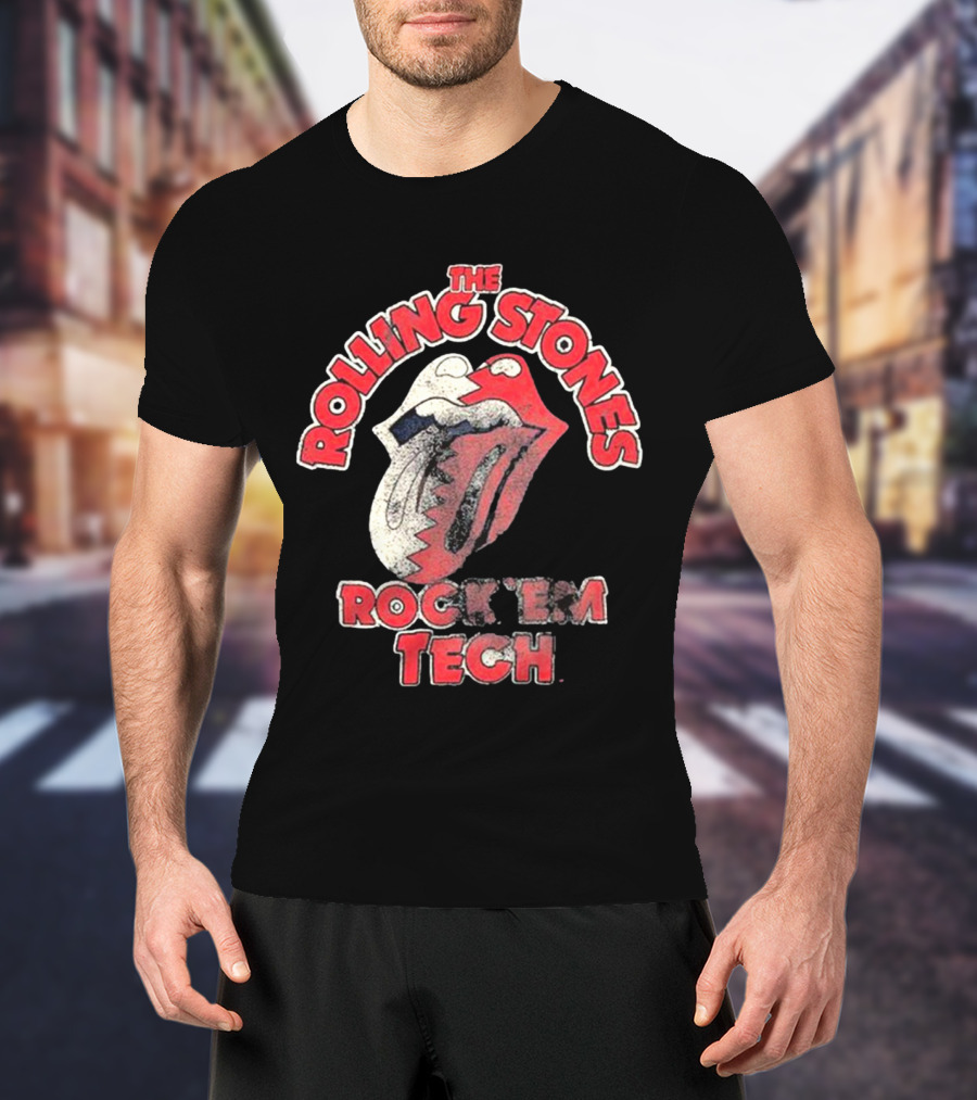 The Rolling Stones Rock 'Em Tech Texas Tech Red Raiders Livy Lu T-Shirt