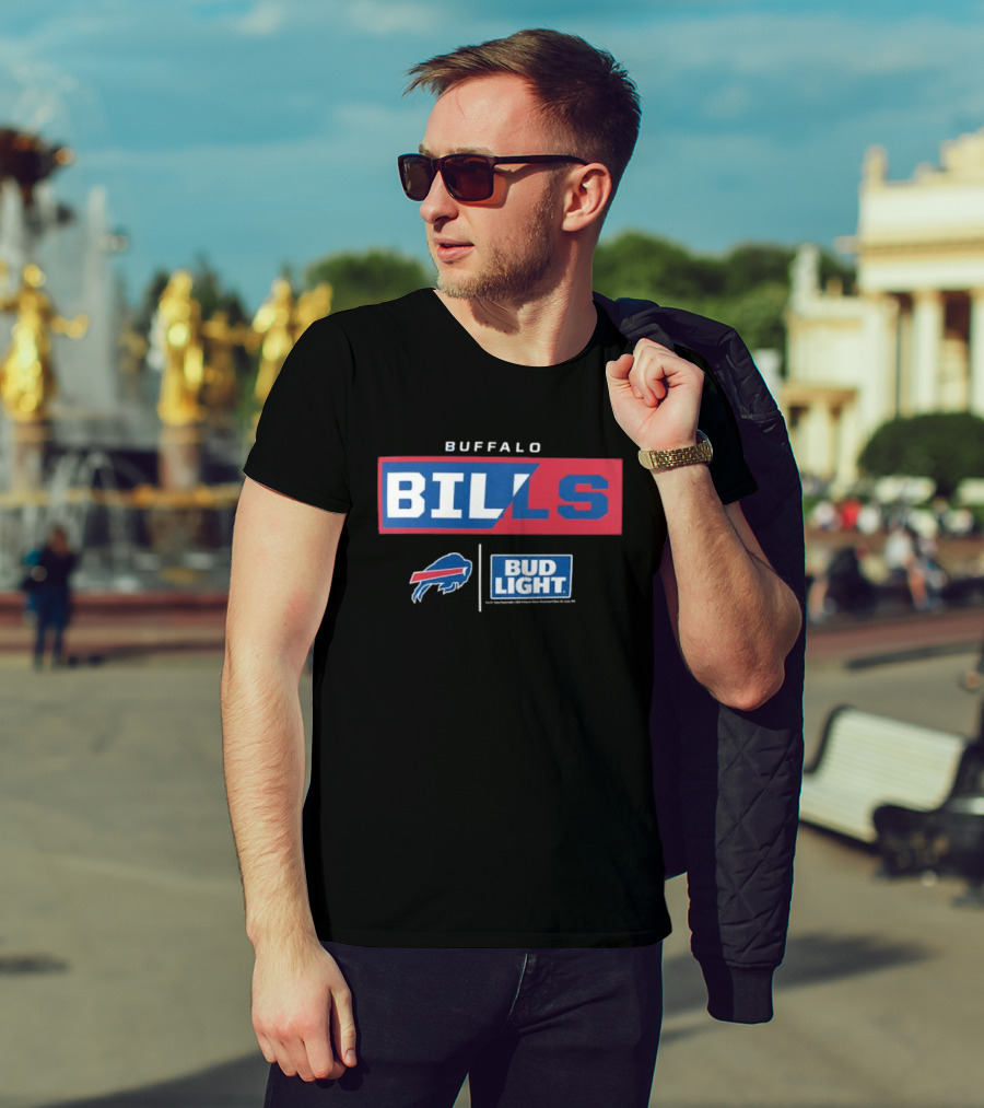 Buffalo Bills Bud Light NFL Collaboration T-Shirt