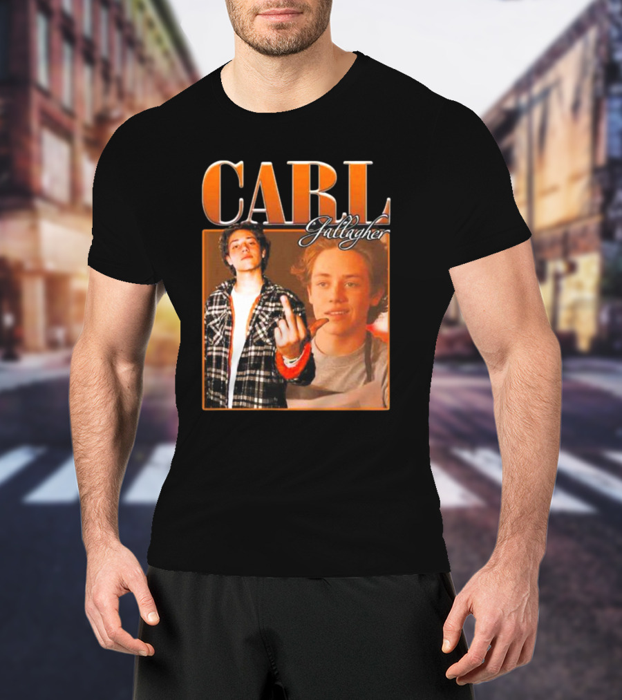 Carl Gallagher Shameless Character Image Collection T-Shirt