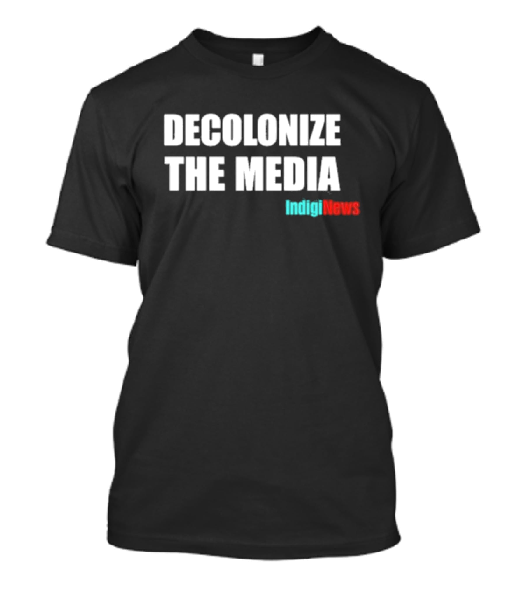 Morin Decolonize The Media IndigiNews T-Shirt