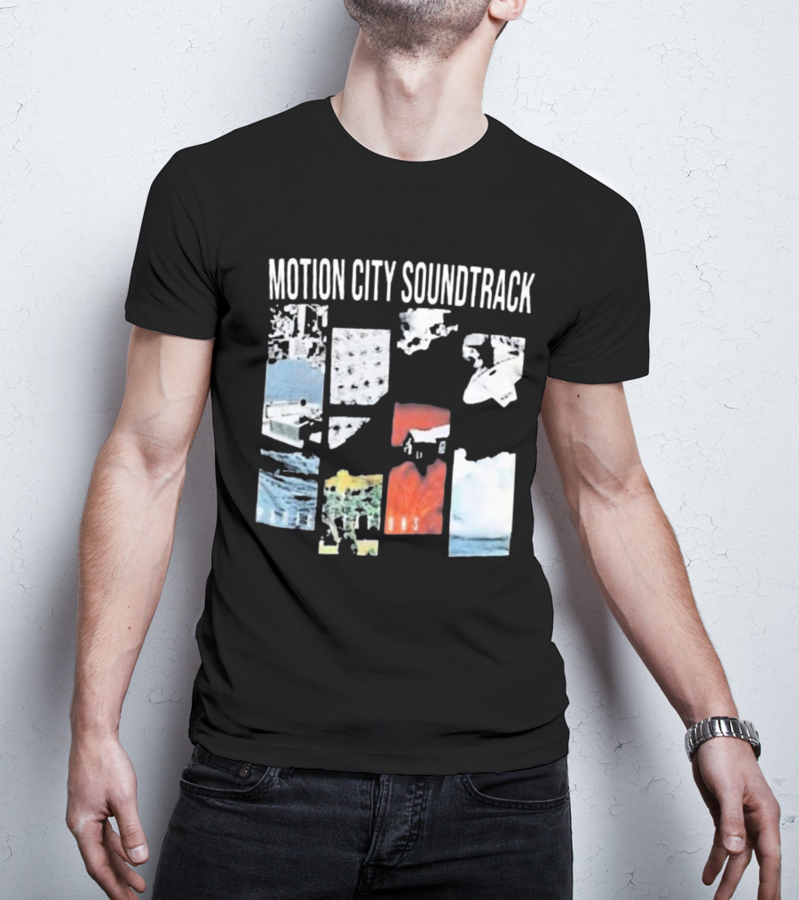 Motion City Soundtrack Panic Stations Album Art Collage T-Shirt