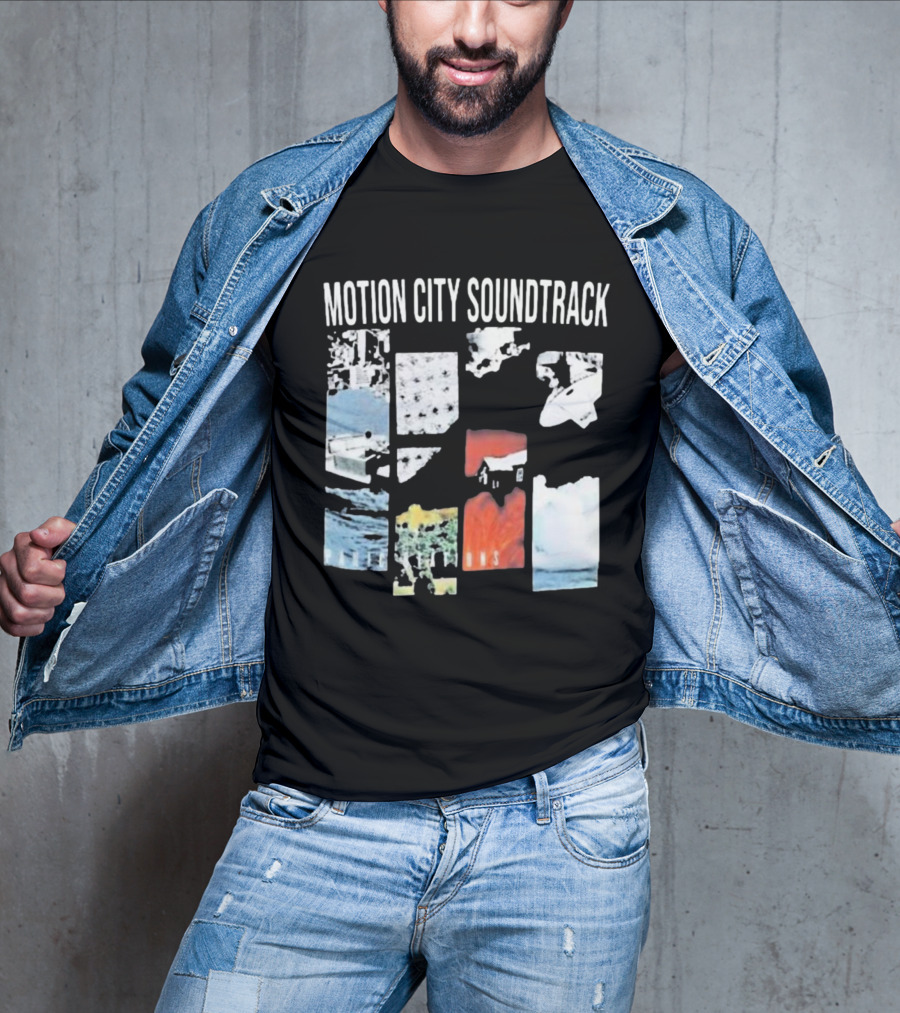 Motion City Soundtrack Panic Stations Album Art Collage T-Shirt