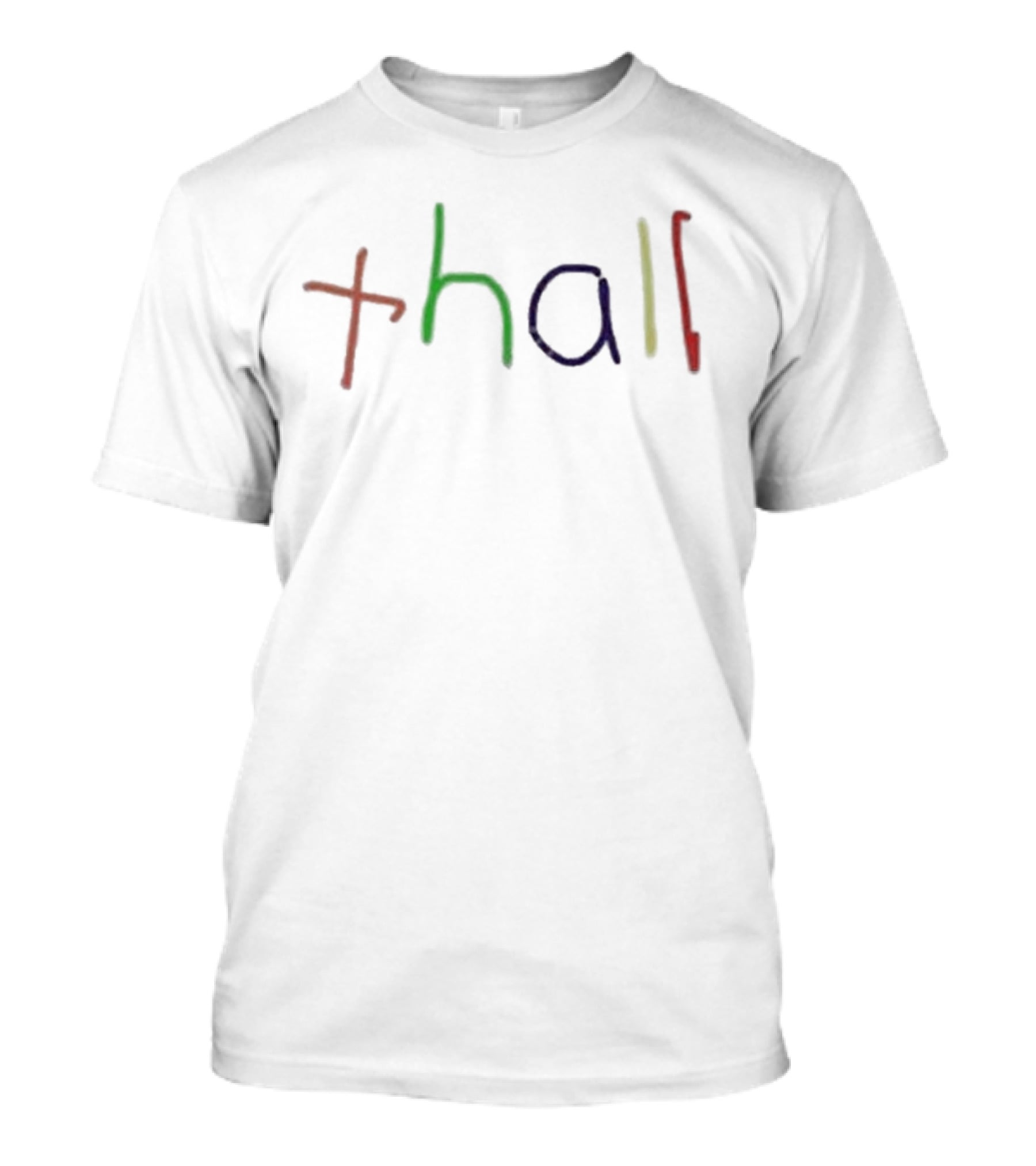 Vildhjarta Thall Dagis Multicolor Text Merch T-Shirt
