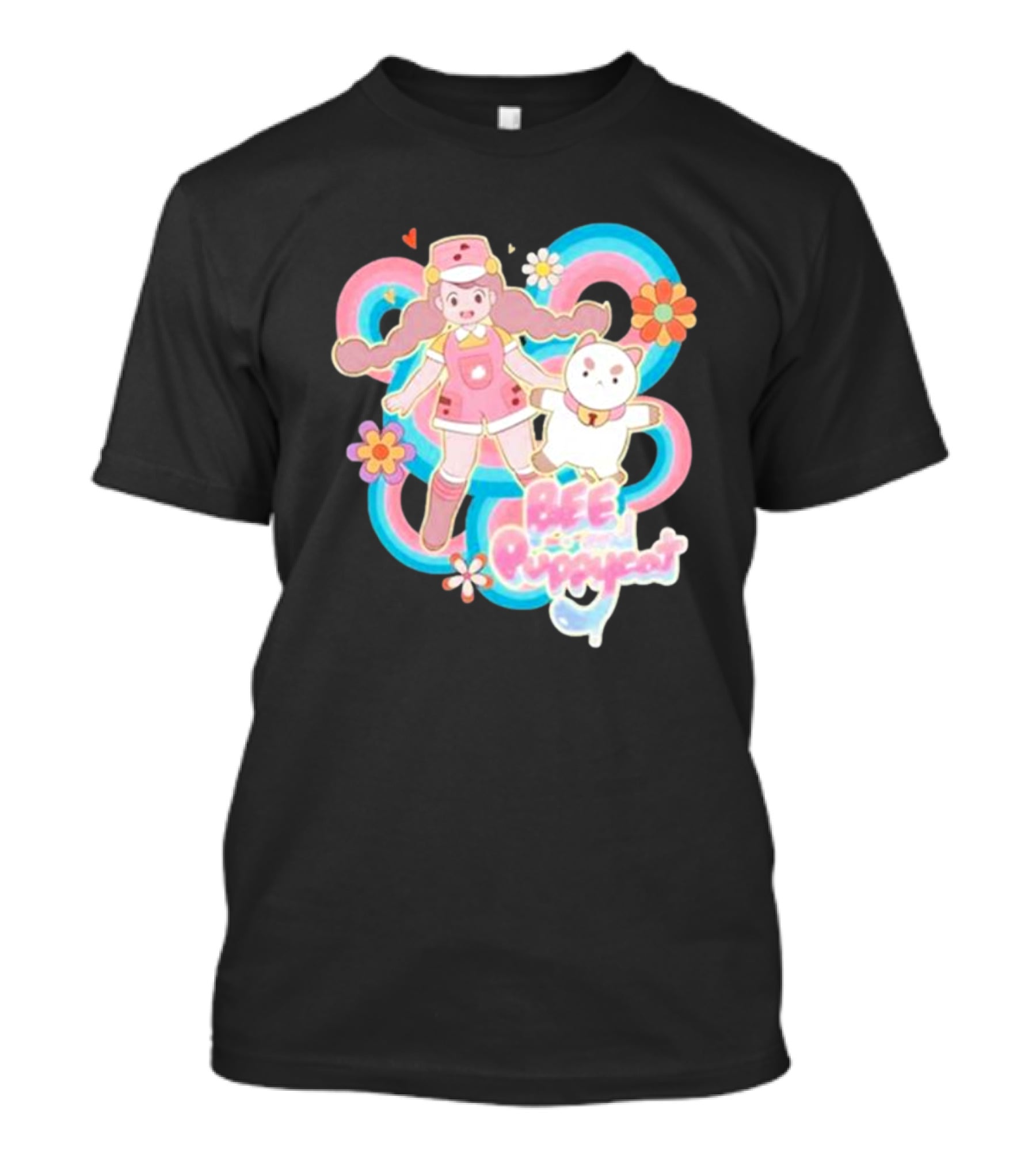 Bee And Puppycat Sunkissed Space Floral Friendship Adventure T-Shirt