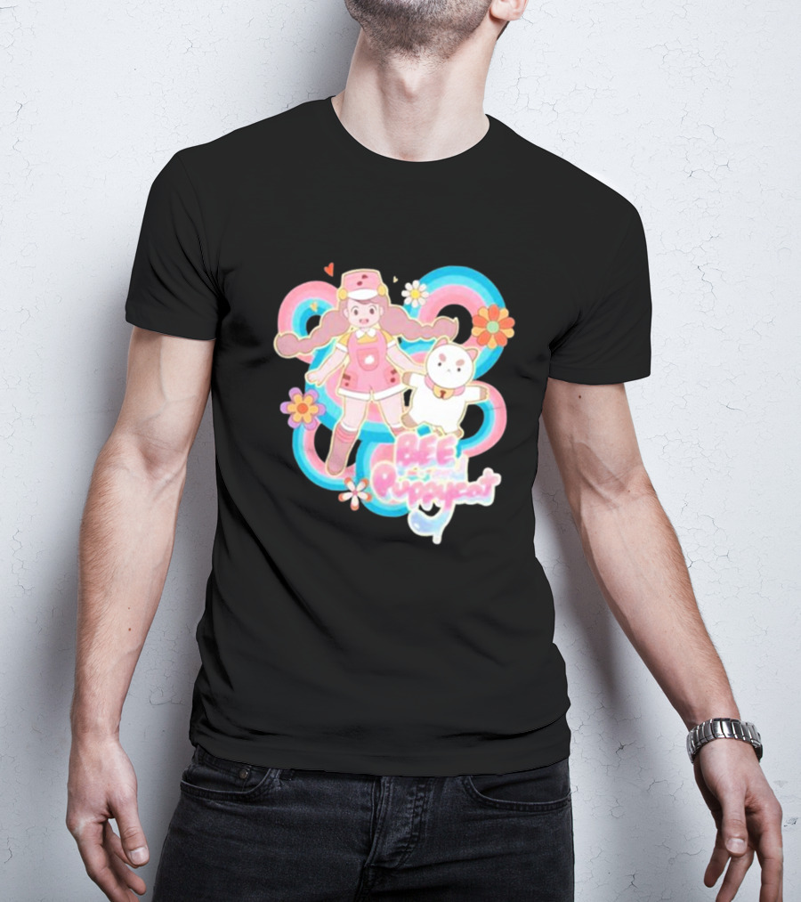 Bee And Puppycat Sunkissed Space Floral Friendship Adventure T-Shirt