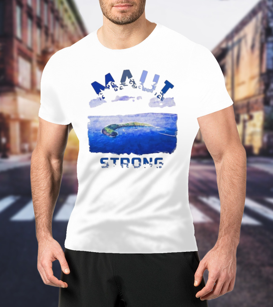 Maui Strong Lahaina Vintage Coastal Landscape T-Shirt