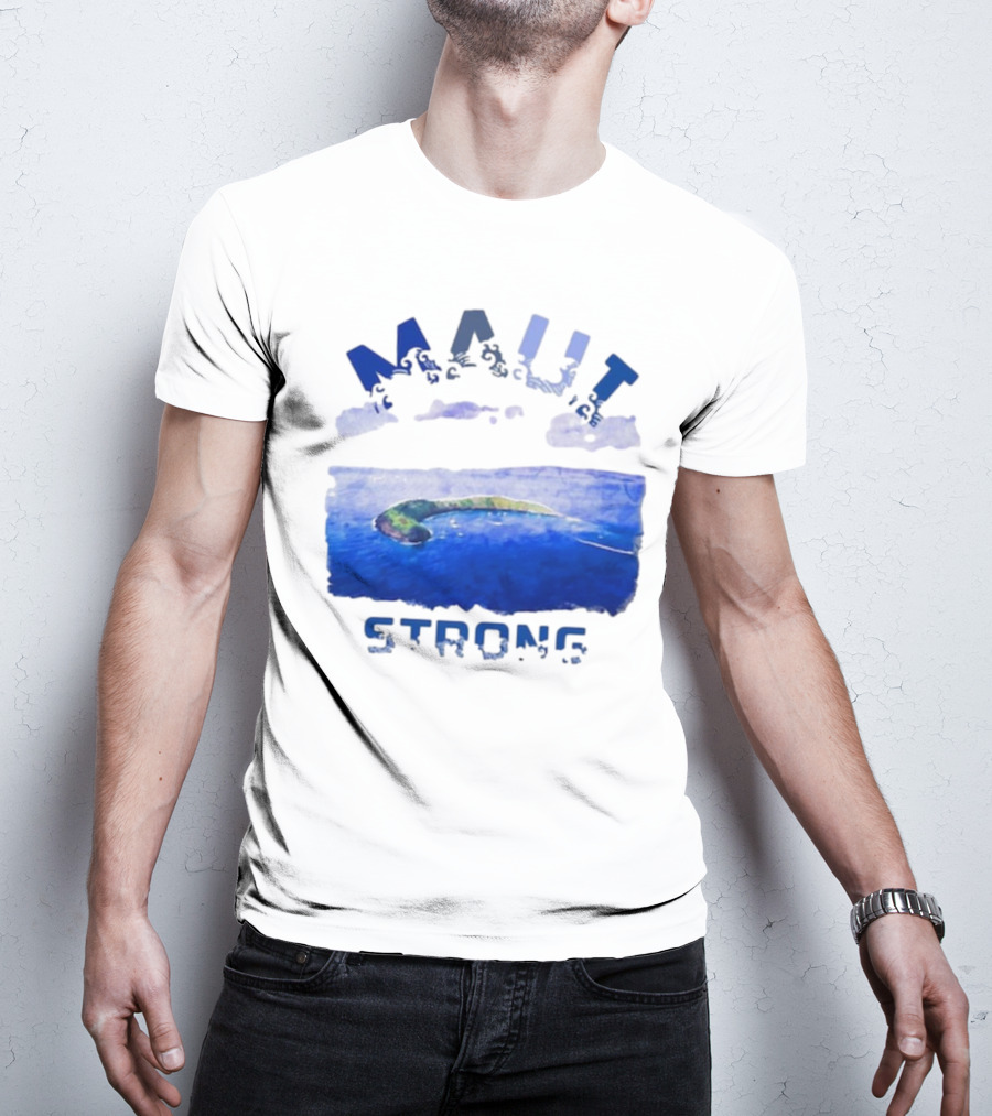 Maui Strong Lahaina Vintage Coastal Landscape T-Shirt
