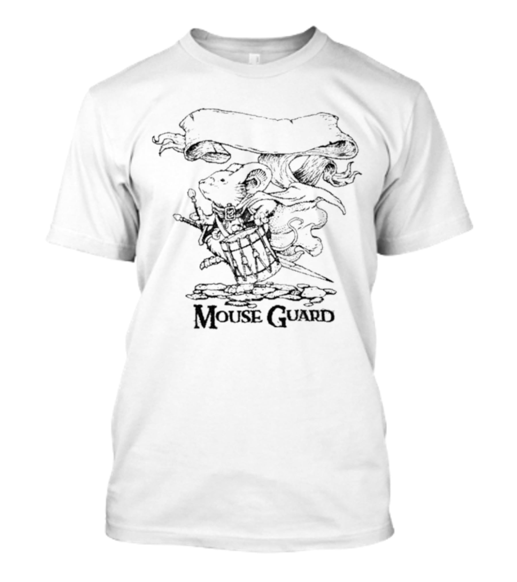 Mouse Guard Prevail Banner Shield T-Shirt