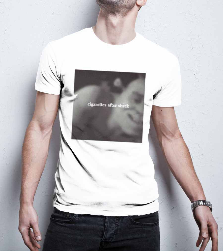 Requin Fils De Chien Cigarettes After Shrek Retro Film Aesthetic T-Shirt