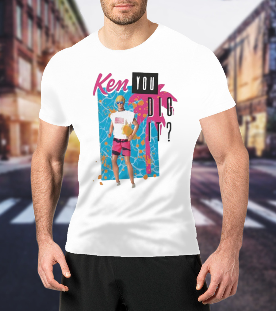 Ken You Dig It I Am Kenough Barbi Ken Surf T-Shirt