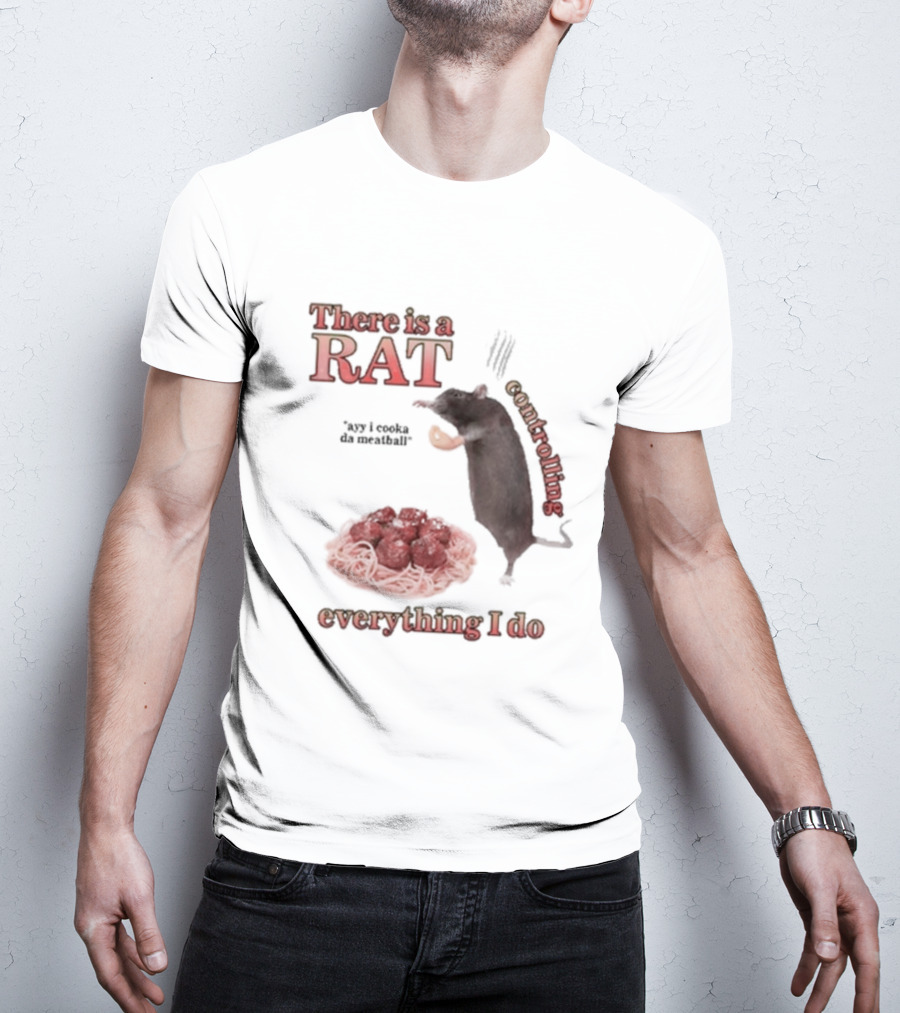 There Is A Rat Controlling Everything I Do Ayy I Cooka Da Meatball T-Shirt