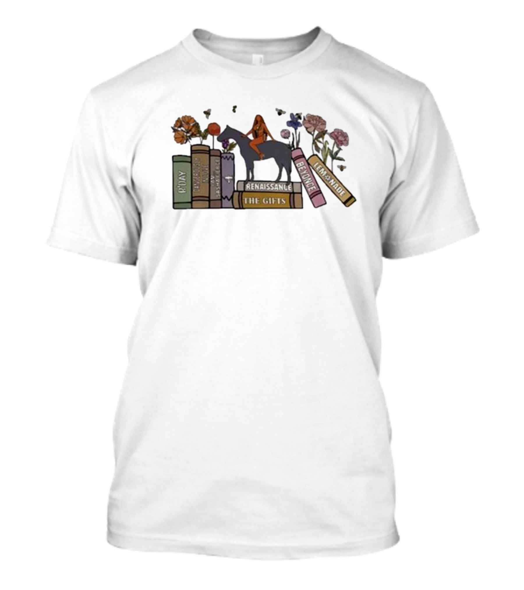 Beyonce Renaissance Lemonade Gifts Vintage Album Books Rider T-Shirt