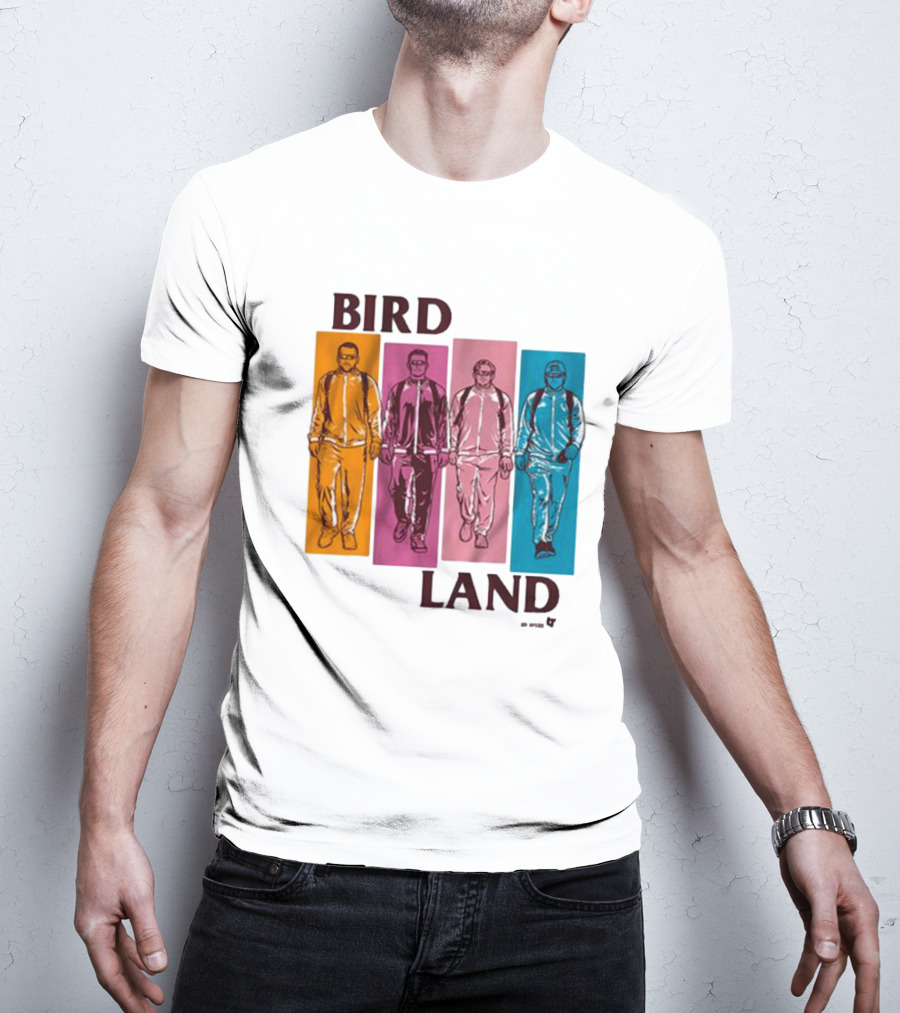 BIRDLAND BROS WALKING COLOR PANELS T-Shirt