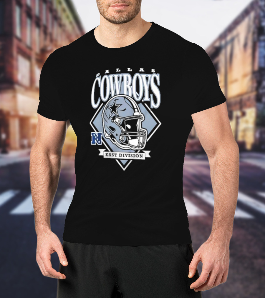 Dallas Cowboys East Division Helmet Graphic NFL T-Shirt