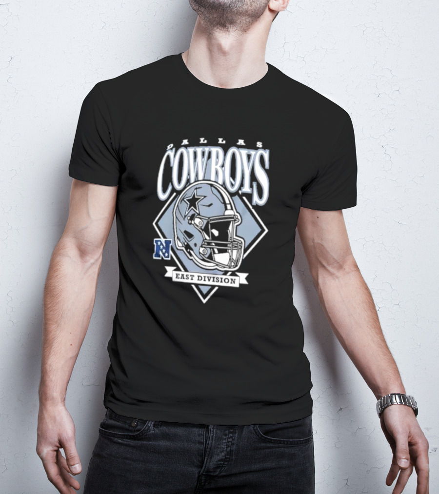 Dallas Cowboys East Division Helmet Graphic NFL T-Shirt