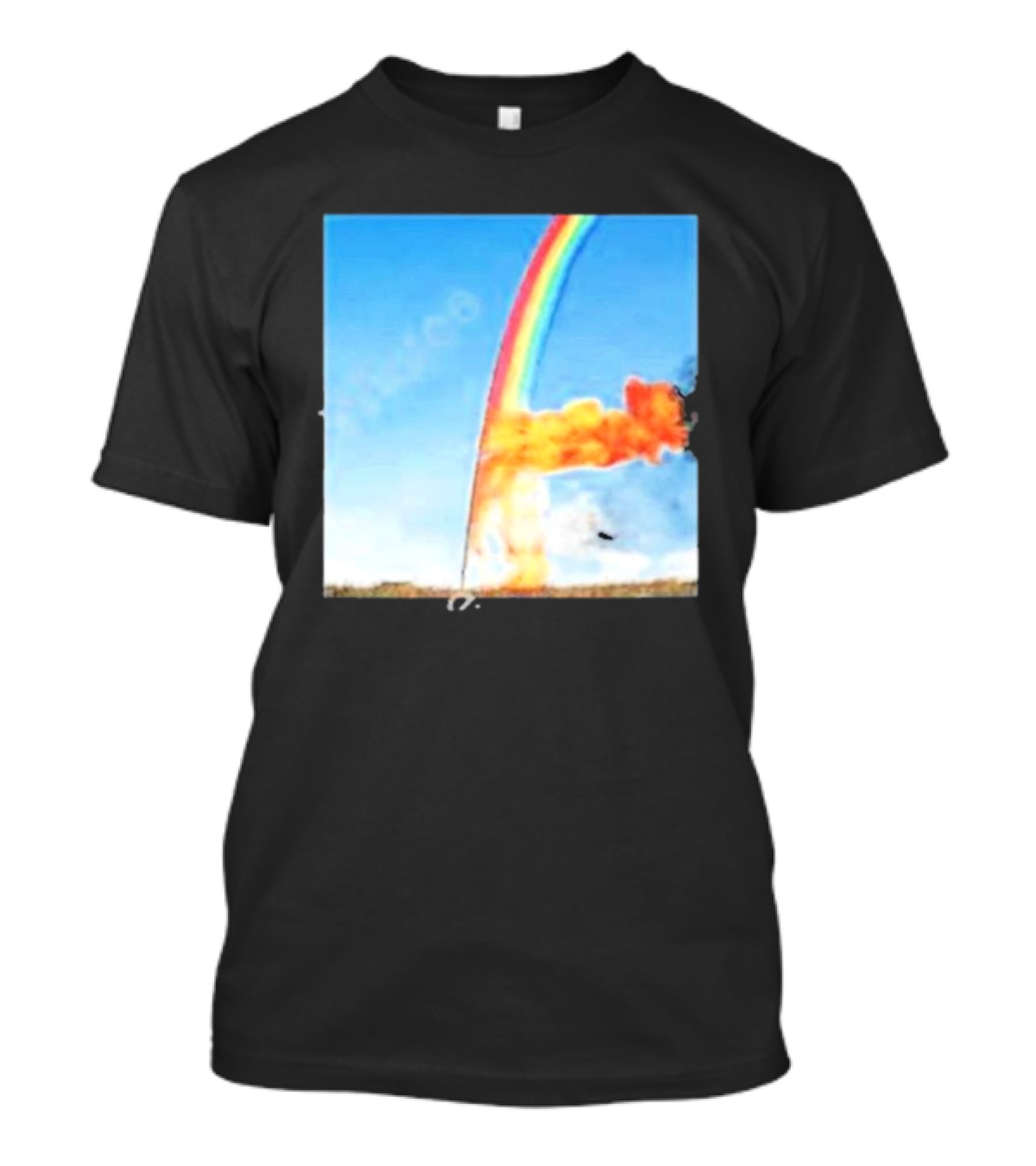 Sigur Rós Merch Átta Rainbow And Explosion T-Shirt