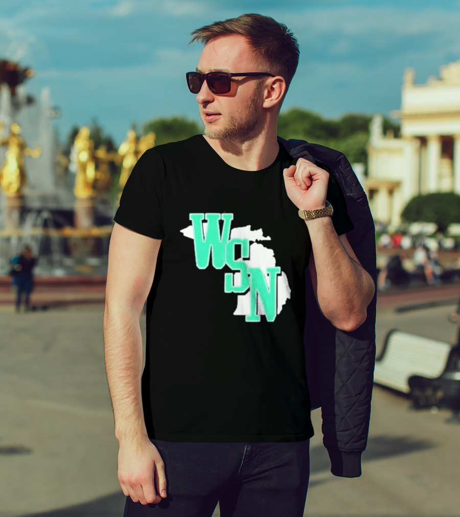 WSN Woodward Sports Michigan Text T-Shirt