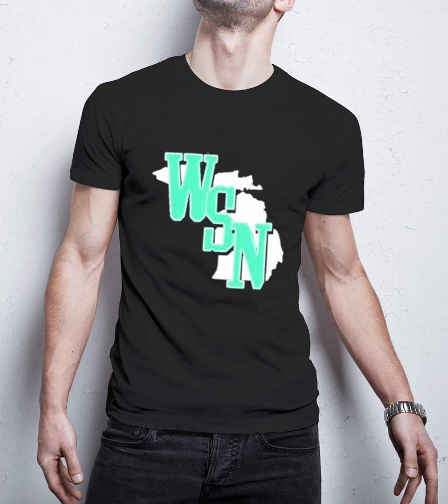 WSN Woodward Sports Michigan Text T-Shirt
