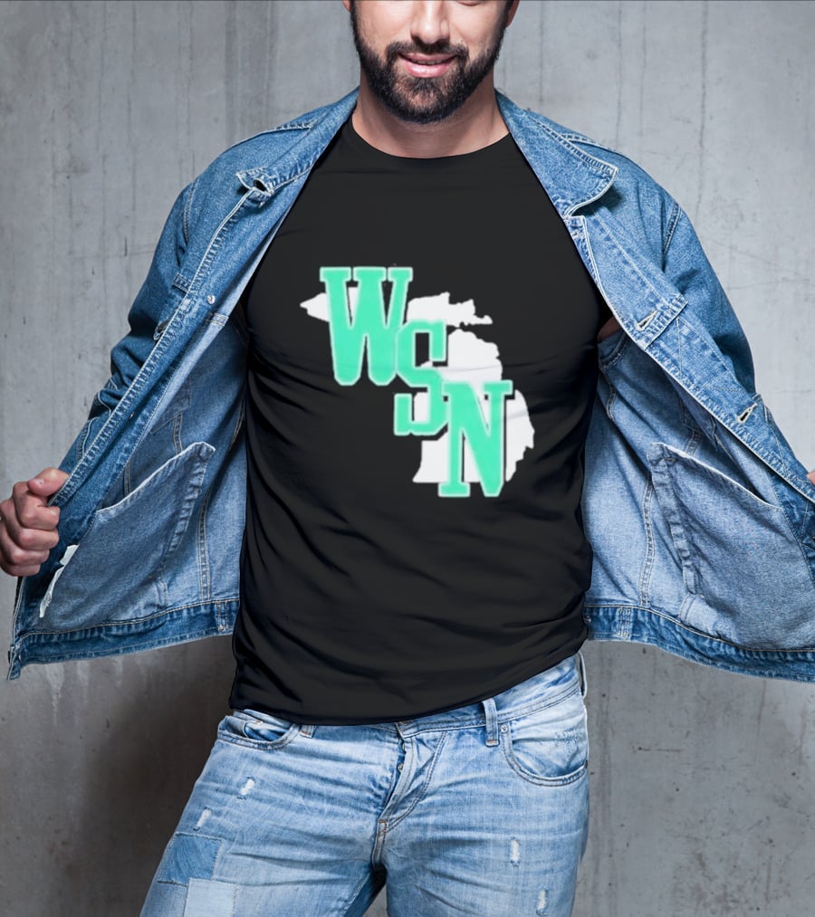 WSN Woodward Sports Michigan Text T-Shirt