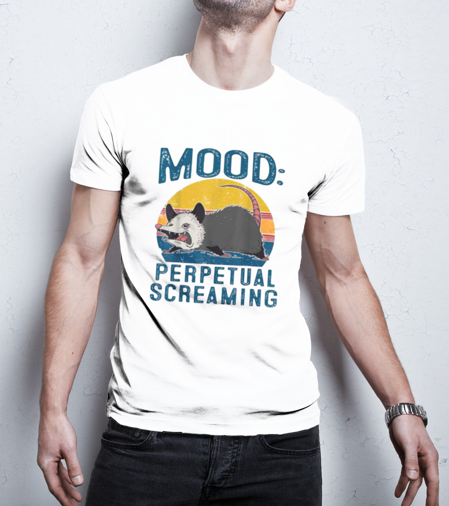 Mood Perpetual Screaming Opossum Vintage T-Shirt