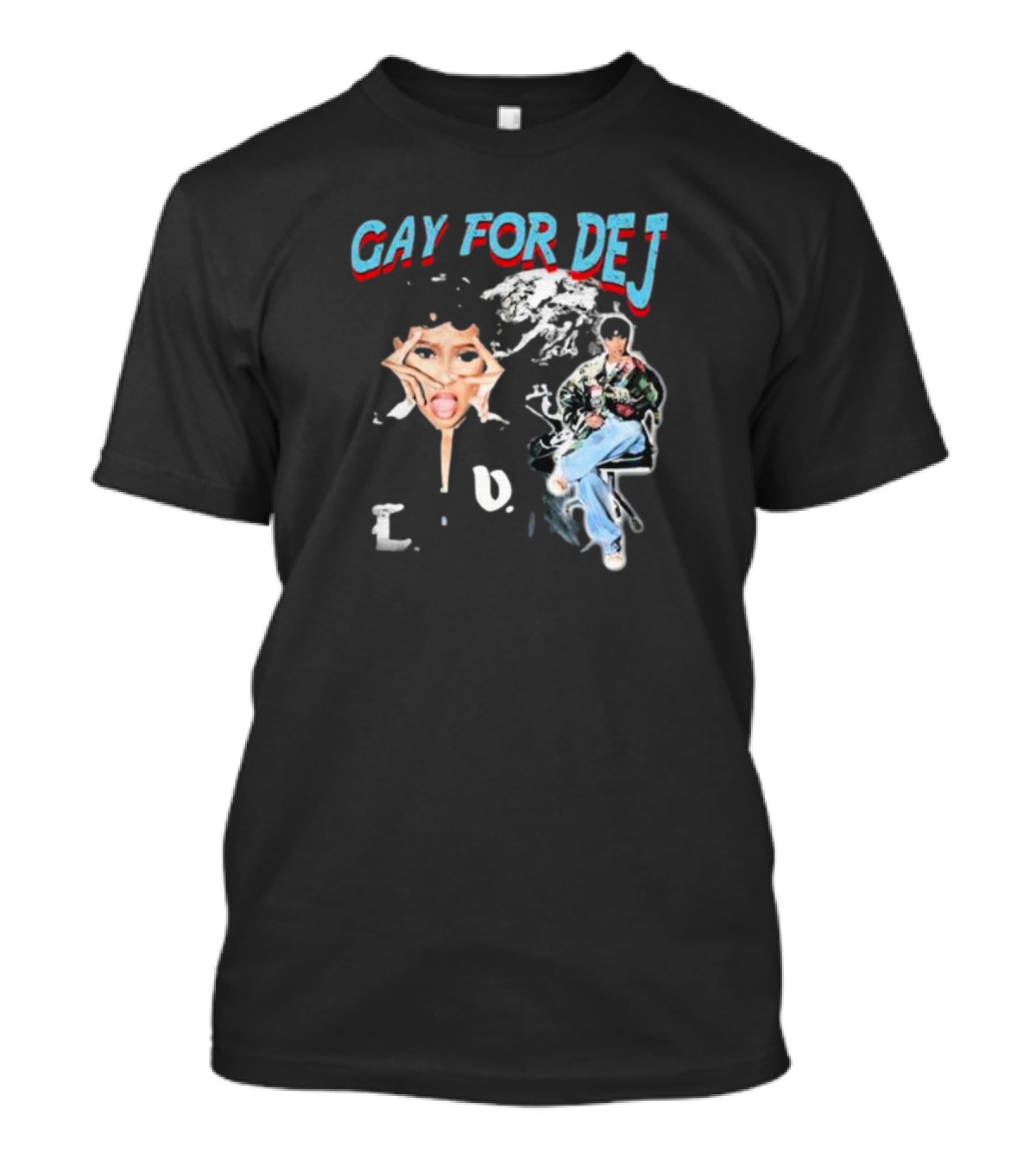 GAY FOR DEJ Pop Art Style With Fashionable Poses T-Shirt