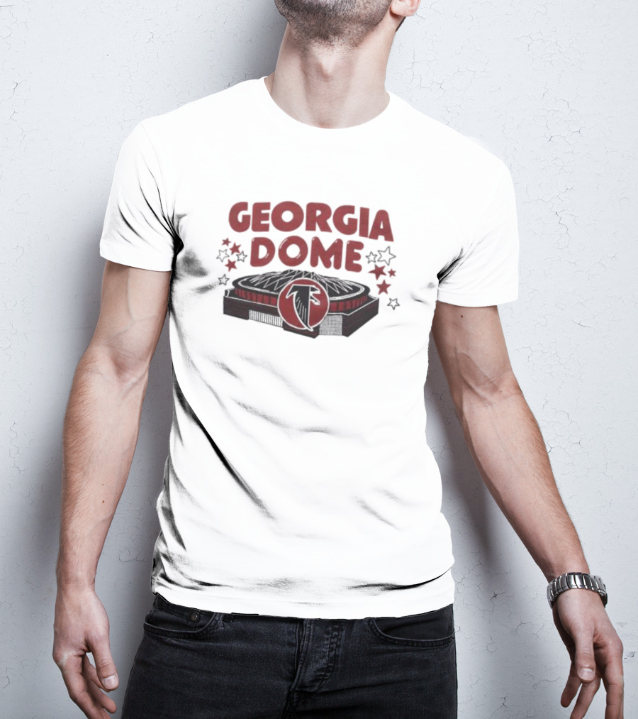 Atlanta Falcons Georgia Dome Stadium Stars T-Shirt
