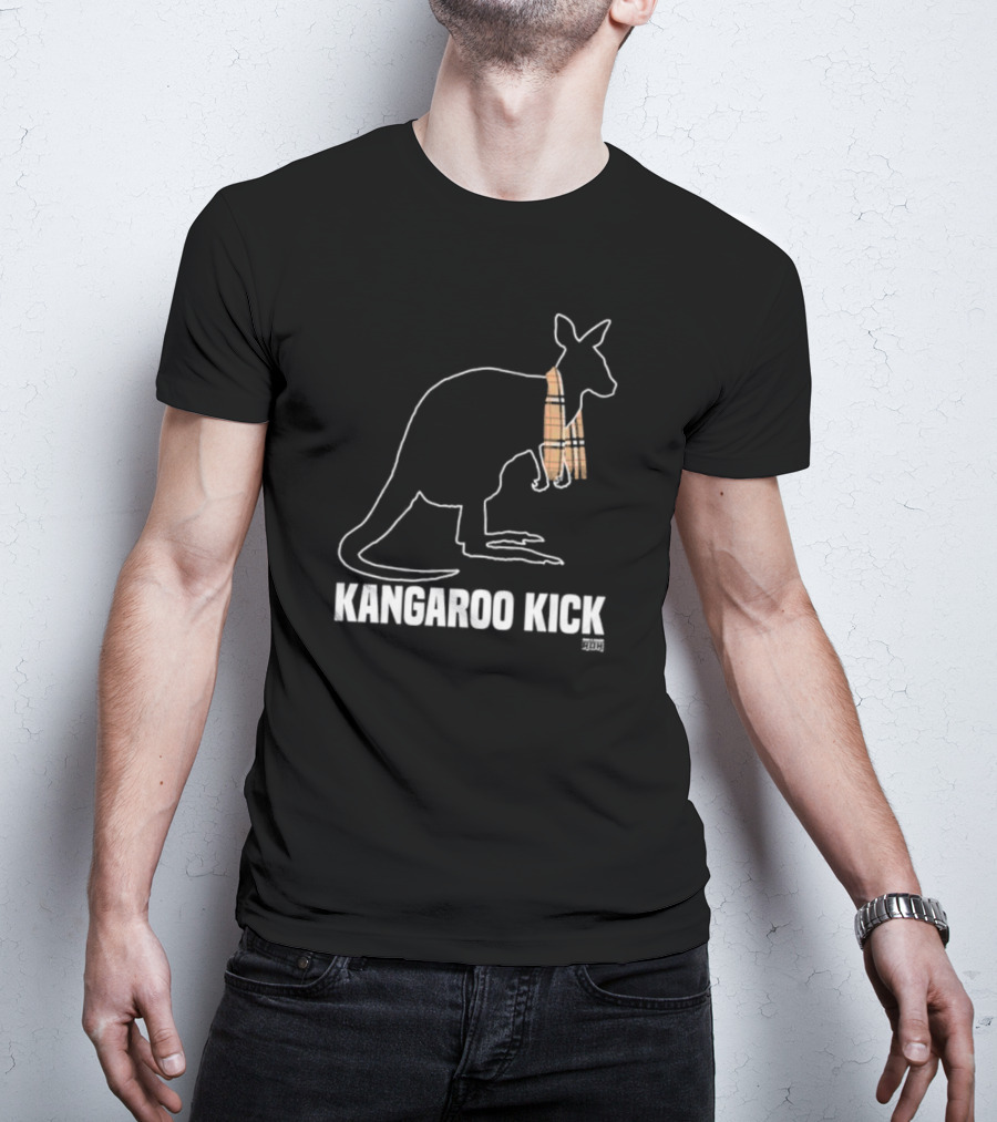 MJF Kangaroo Kick Scarf Outline T-Shirt