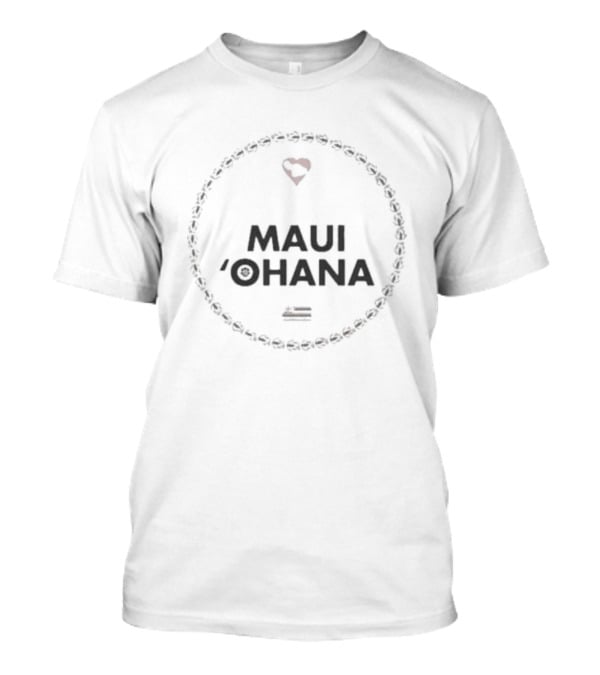 Maui 'Ohana Heart Circle T-Shirt