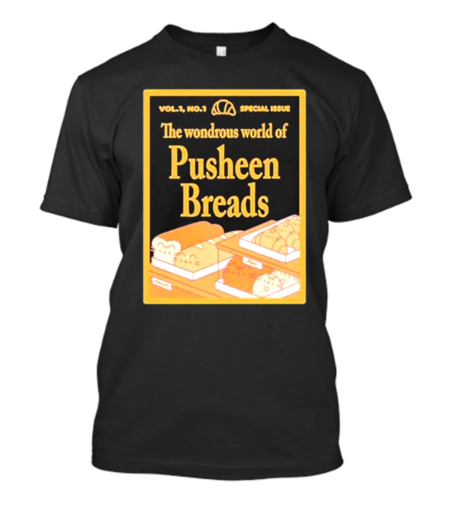 Vol. 1 No. 1 Special Issue The Wondrous World Of Pusheen Breads T-Shirt