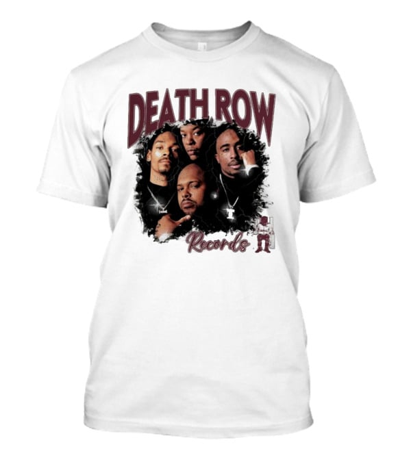 Burgundy Death Row Records Legends 5s T-Shirt