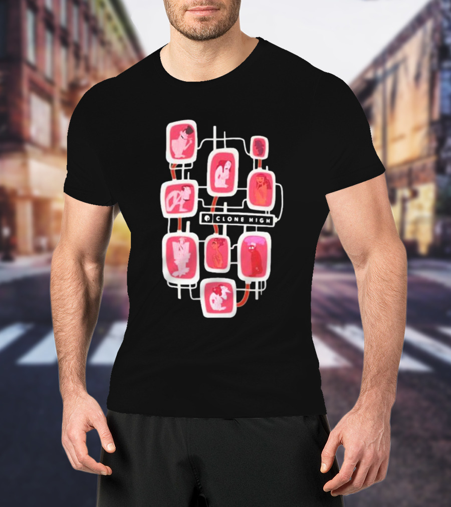 Clone High Character Pods Network Derose T-Shirt