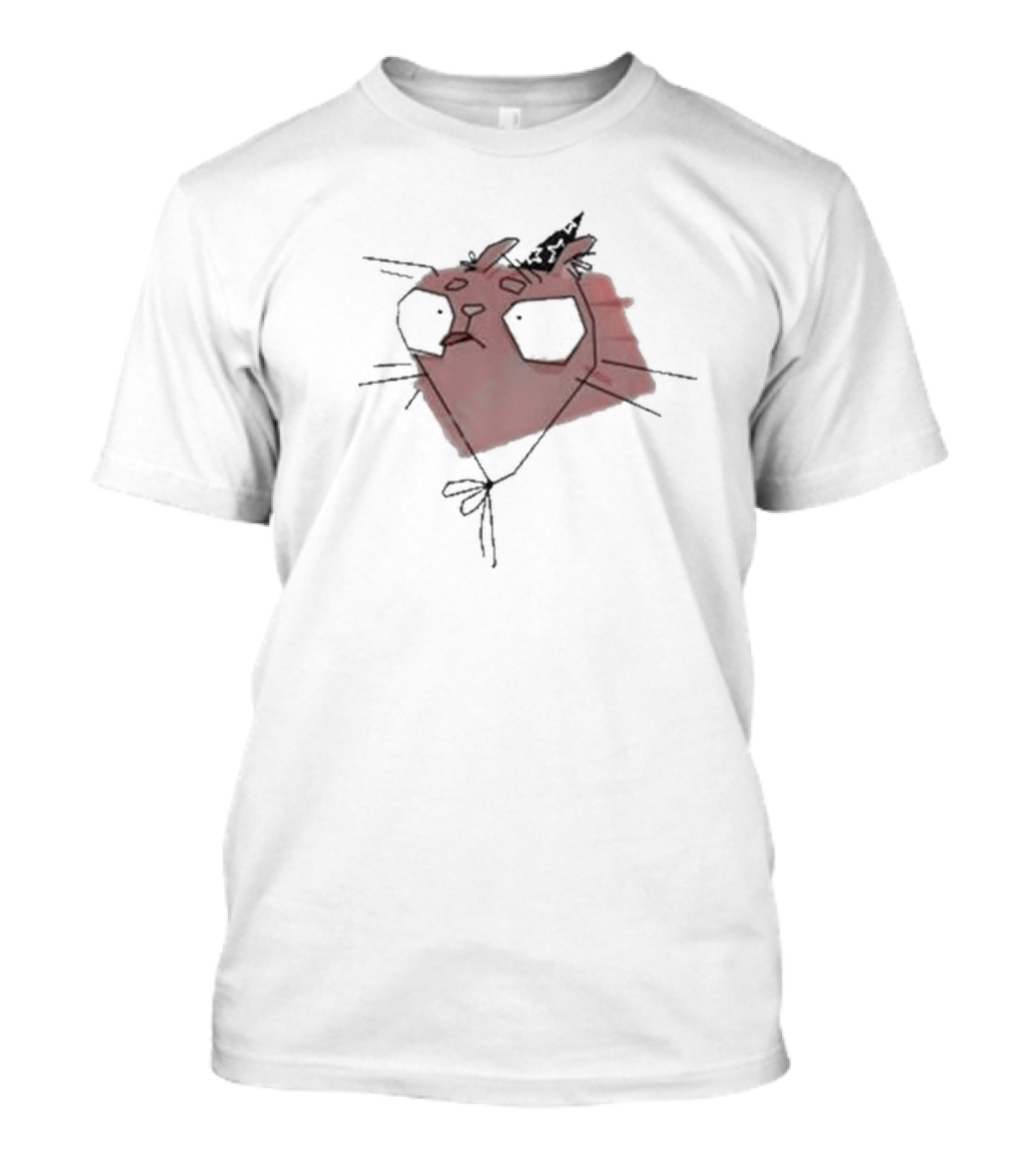 Soe Gschwind Wizardcat Heavyweight Red Cat With Wizard Hat T-Shirt