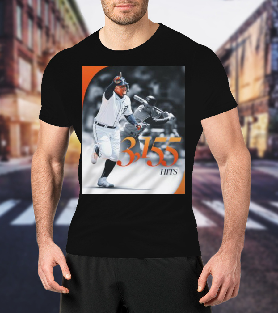 Miguel Cabrera 3155 Hits T-Shirt