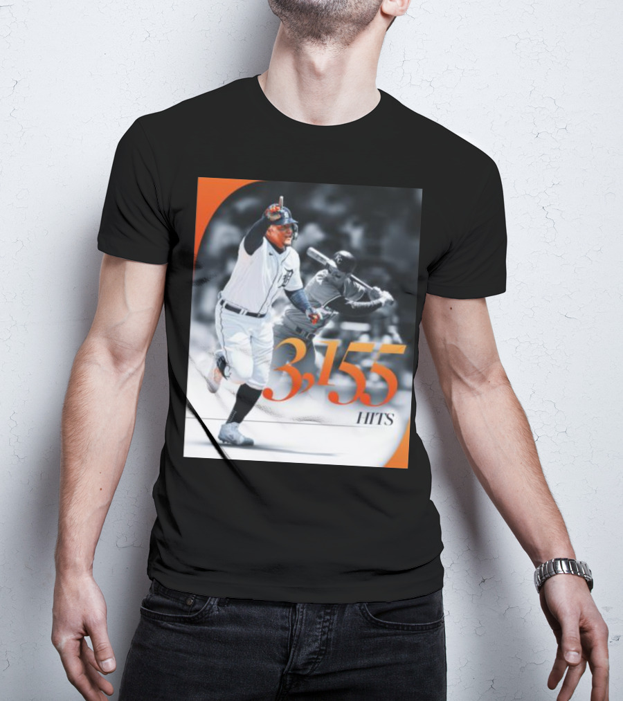 Miguel Cabrera 3155 Hits T-Shirt