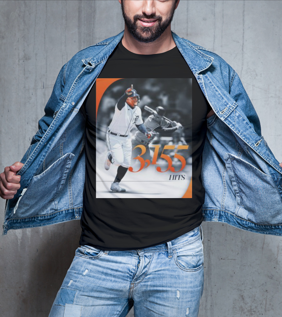 Miguel Cabrera 3155 Hits T-Shirt