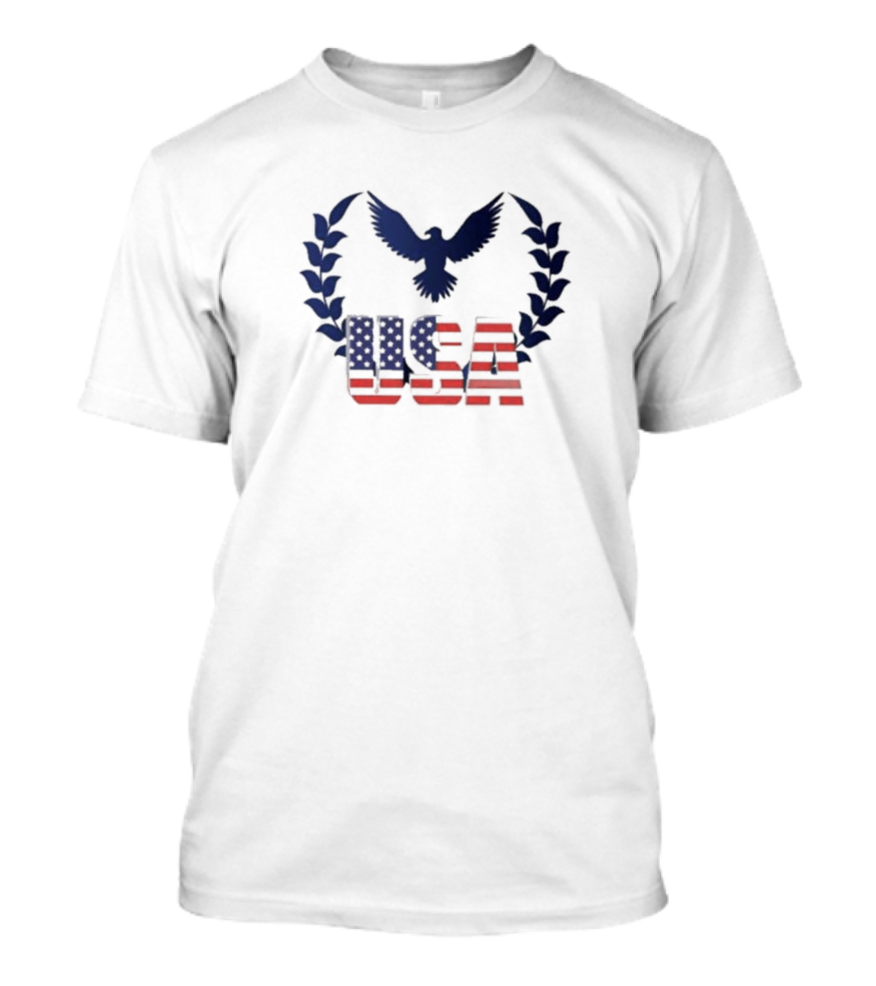 American Eagle Emblem USA Flag T-Shirt