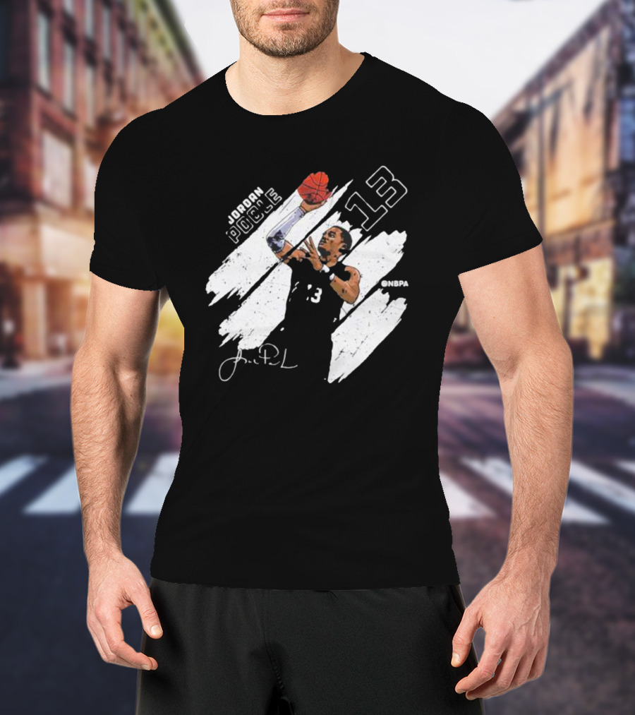 Jordan Poole NBPA 13 Basketball Signature T-Shirt