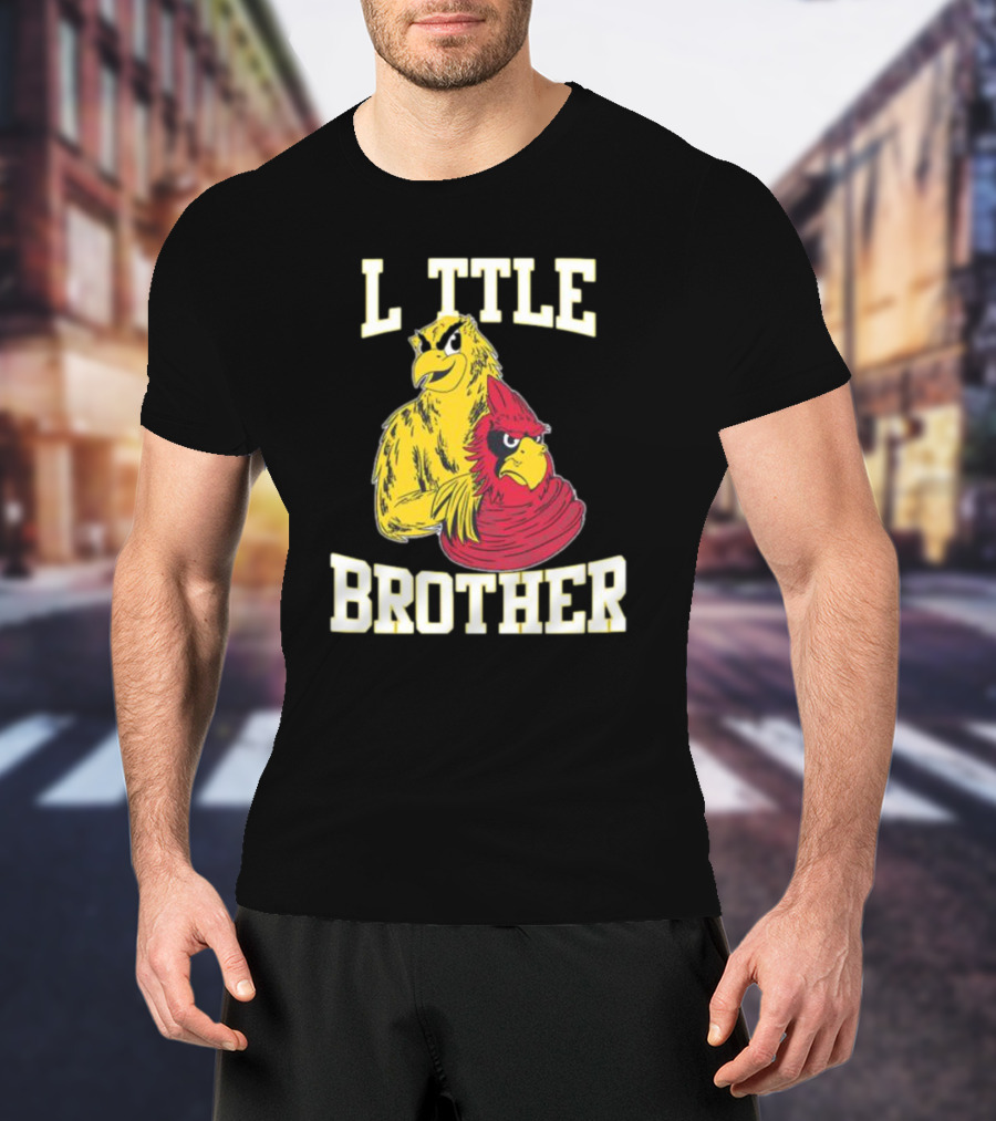 L Ttle Brother Yellow Red Birds T-Shirt