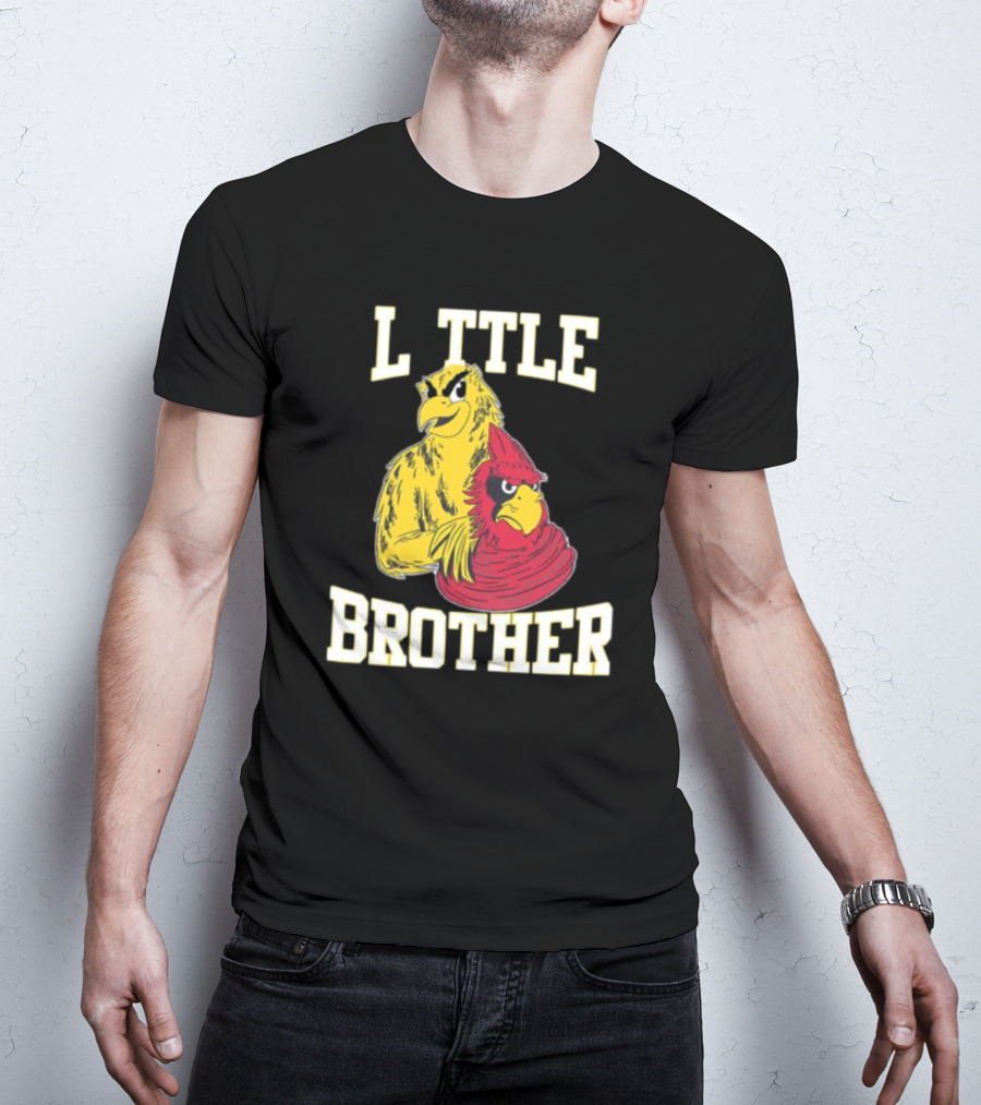 L Ttle Brother Yellow Red Birds T-Shirt