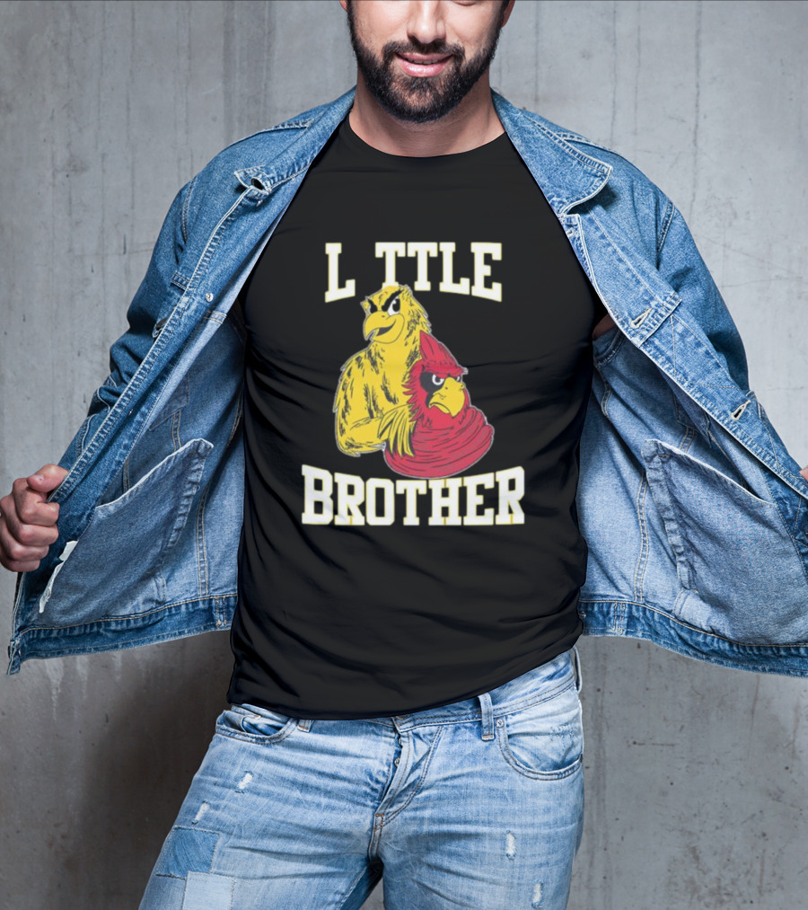 L Ttle Brother Yellow Red Birds T-Shirt