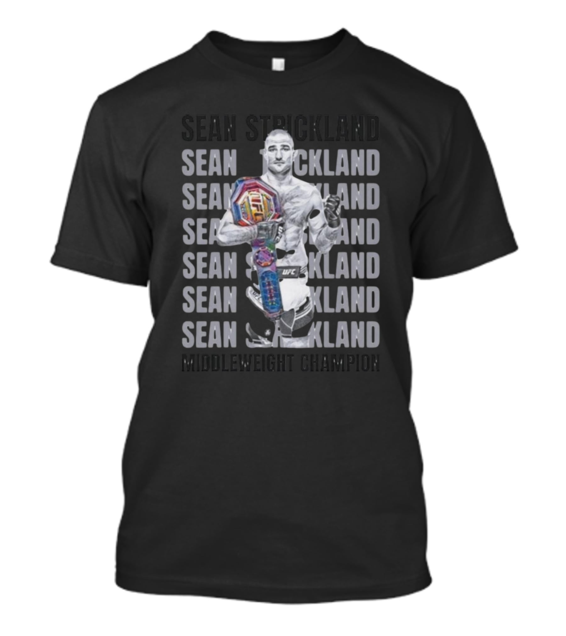 Sean Strickland Middleweight Champion UFC Title Holder UFC 293 T-Shirt