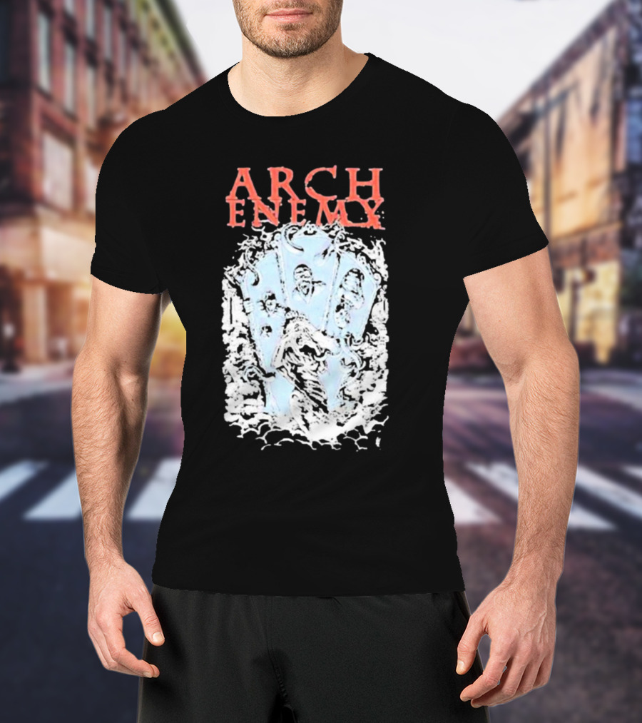 Rebellion Republic Merch Featuring Arch Enemy Mirror T-Shirt