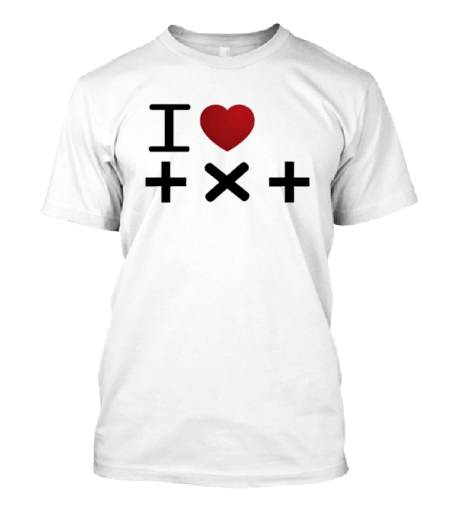 Coi Leray I Heart +x+ Black Red Heart T-Shirt