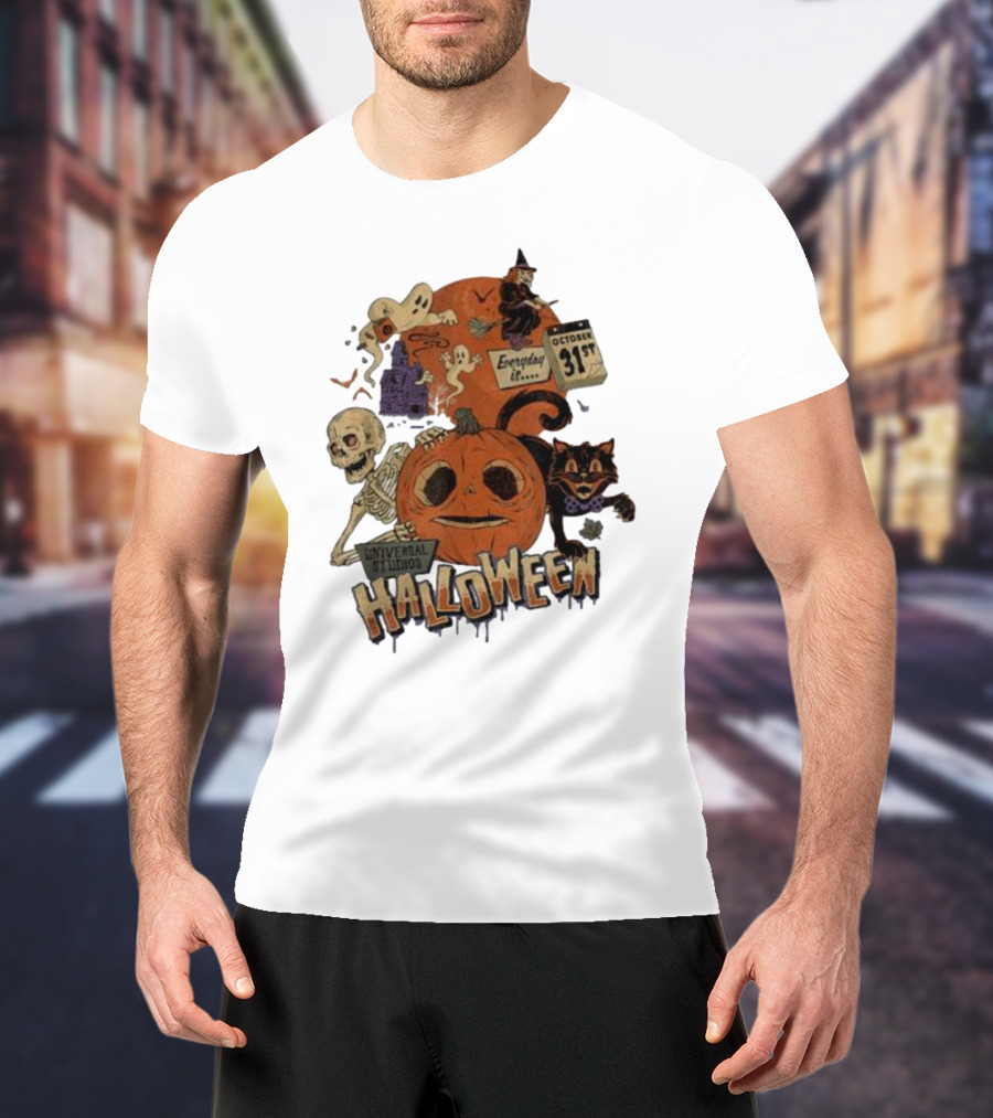 Universal Studios Halloween October 31st Everyday Is Halloween T-Shirt