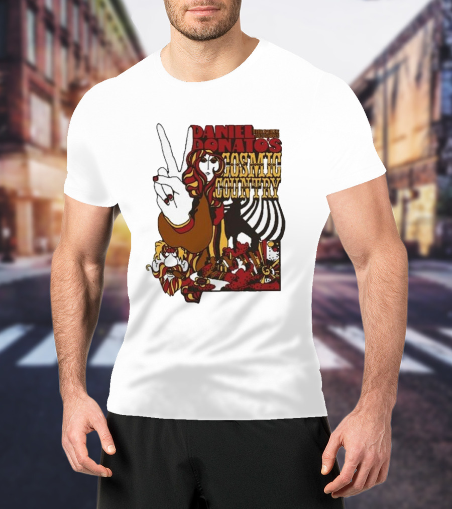 Daniel Donato’s Cosmic Country Relix Session Psychedelic Peace Sign T-Shirt