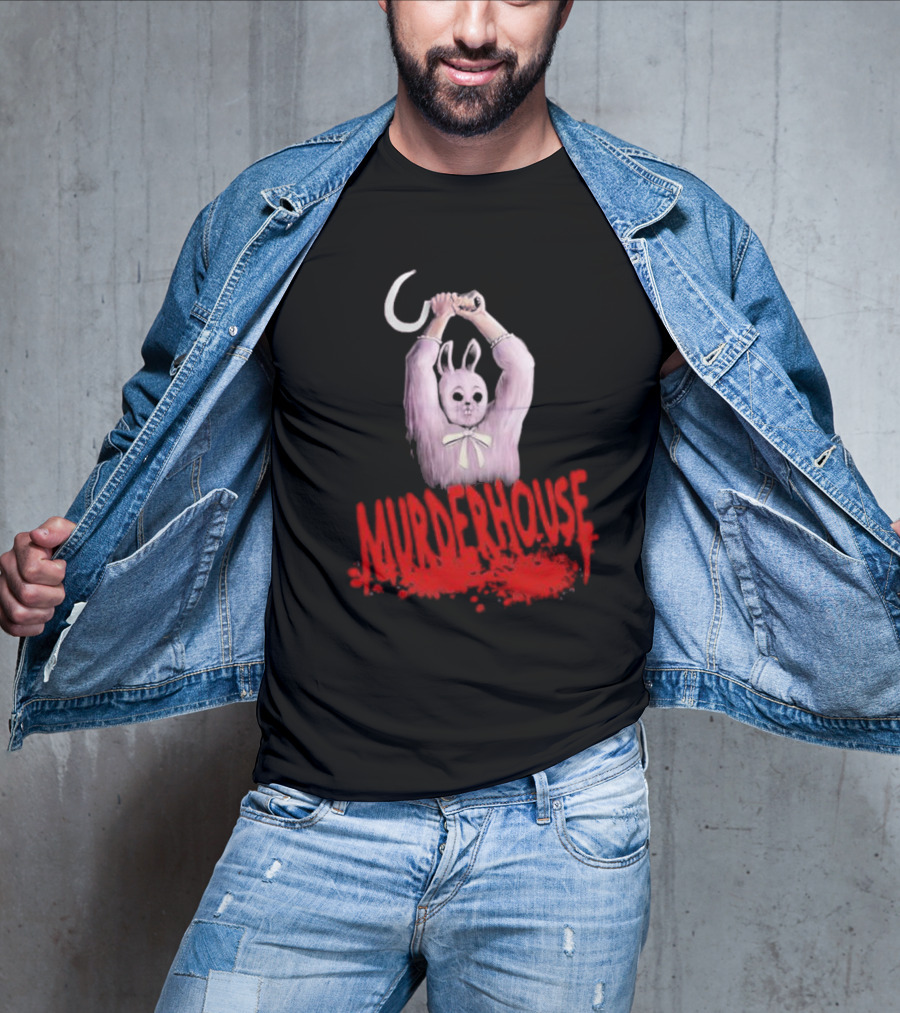 Puppet Combo Murder House Chungus Rabbit With Scythe T-Shirt