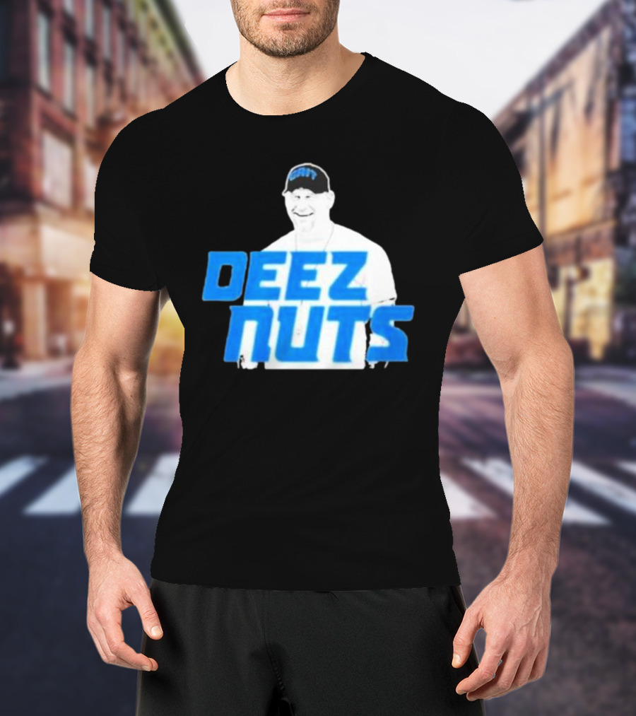 Dan Campbell Deez Nuts Detroit Lions Fan T-Shirt