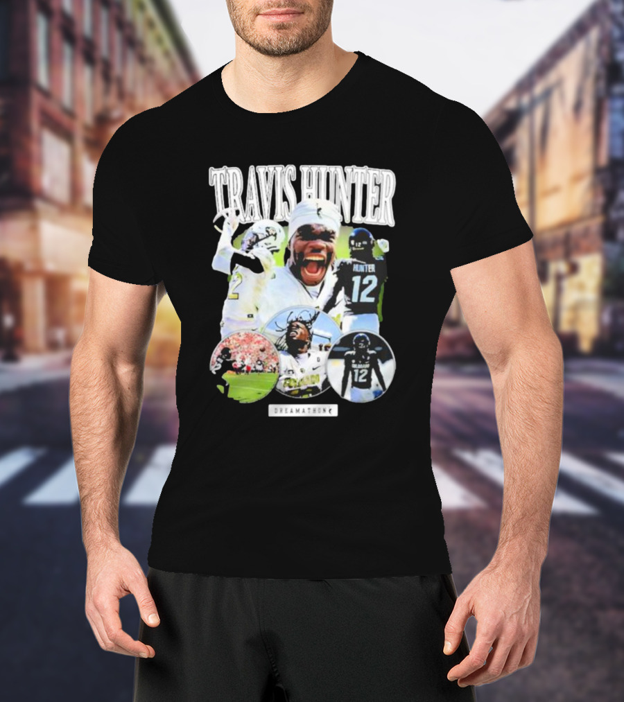 Travis Hunter Football Dreamathon Performance Highlights T-Shirt